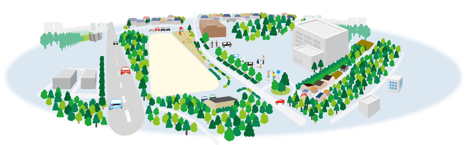 中津川市サンライフの周辺地図